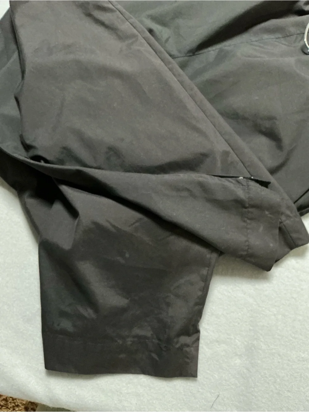 Sun Mountain Rain Pants Men’s M Black Waterproof Golf Full Zip Leg